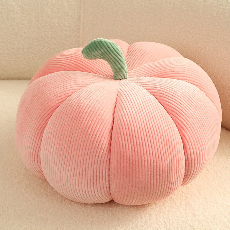 Cute Pumpkin Throw Pillow – Plush Minimalist Sofa & Bedhead Cushion