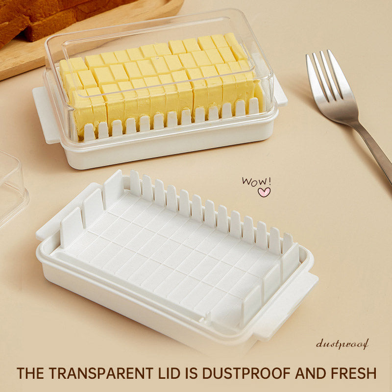 Butter Cutter With Lid Storage Box, Refrigerator, Cheese And Cheese Storage And Preservation Box, Baking Butter Separator Julia M Home & Kitchen