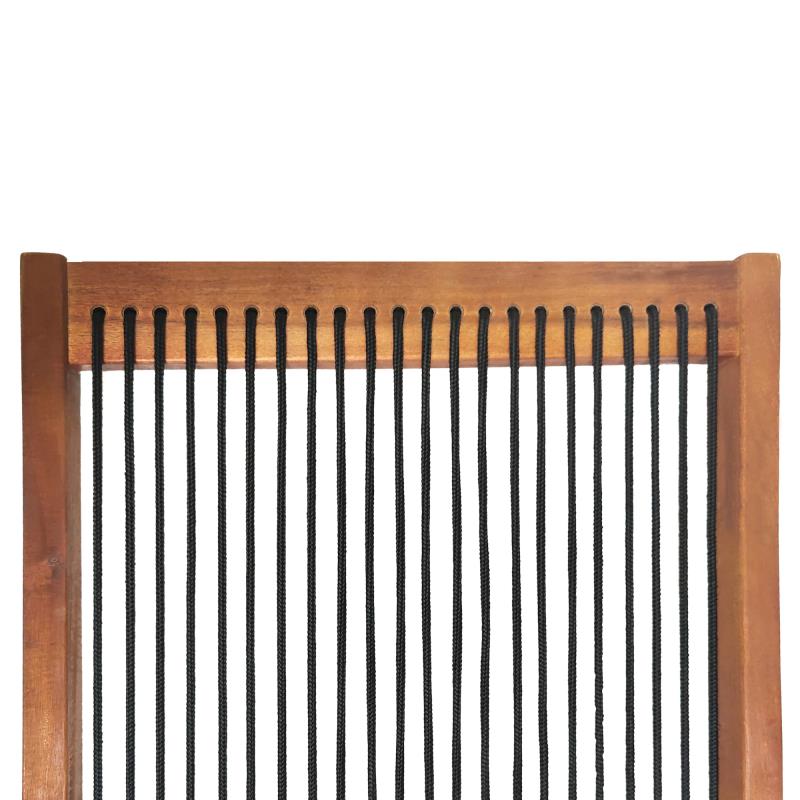 folding roping wood chair - Julia M LifeStyles