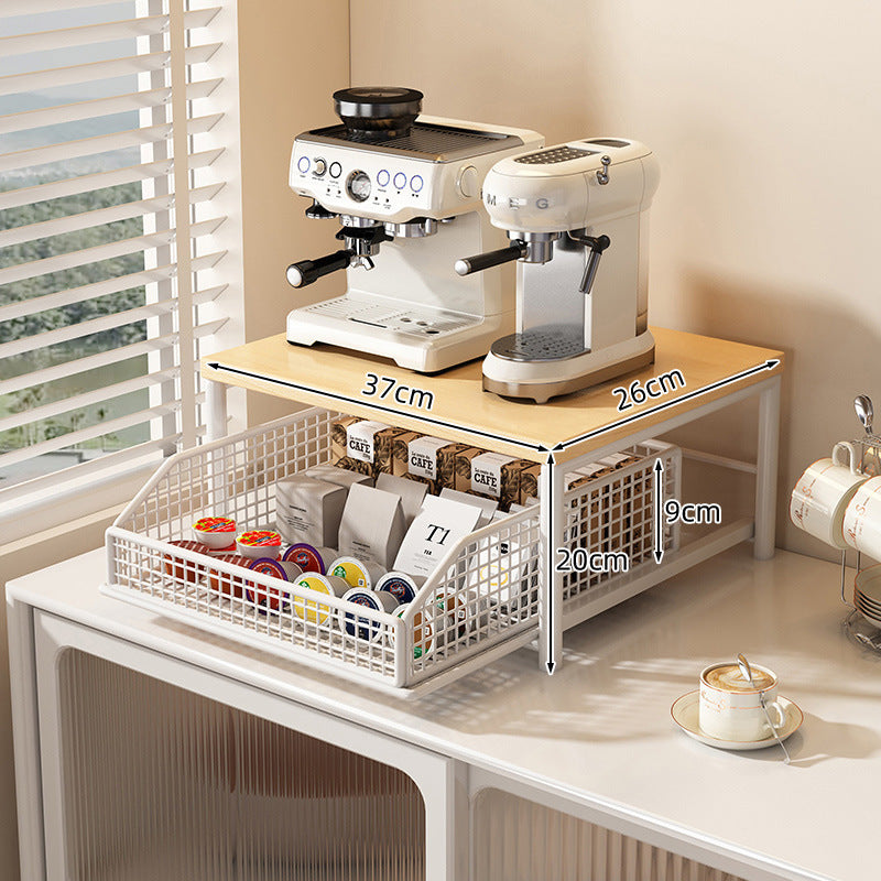 Modern Kitchen Microwave Shelf – Space-Saving Countertop Storage for Appliances, Elegant Design eprolo