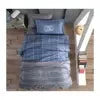 Classy Genç Ranforce Single Duvet Cover Set Campus V2 Blue Chic and Stylish Bedding Julia M LifeStyles