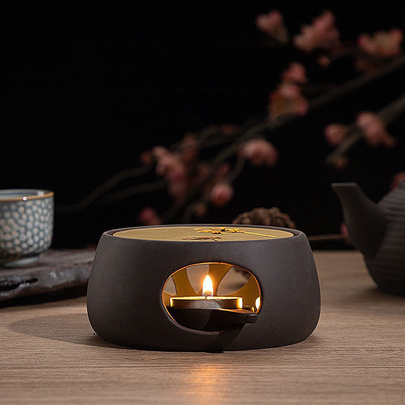 Ceramic Teapot Warmer Tea Warmer with Tealight Tray Candle Furnace Heating base - Julia M LifeStyles