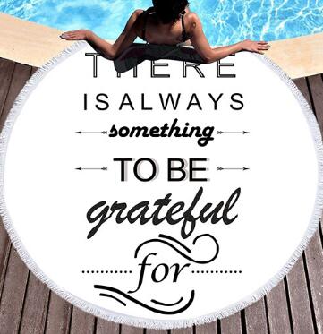 Round Beach towel home textile Beach Towel Tapestry Blanket - Julia M LifeStyles