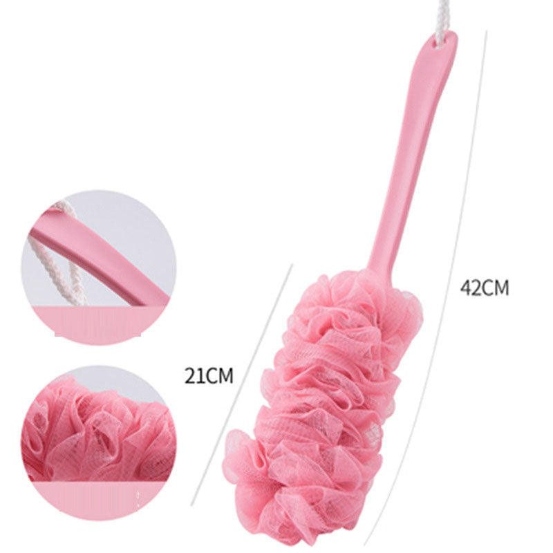 Long handled large bath brush, long handled scrubbing bath tool, flower bath brush, scrubbing bath brush, scrubbing bath ball, s - Julia M LifeStyles