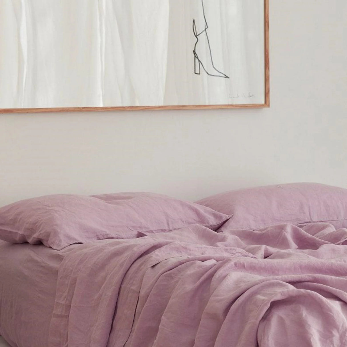 Blush Pink 100% Cotton 3-Piece Duvet Cover Set 300tc Thread Count Anti-Static Anti-Bacteria European-American Style Solid Hotel