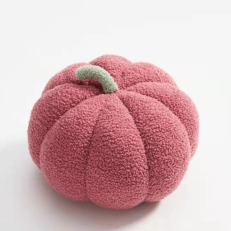 Cute Pumpkin Throw Pillow – Plush Minimalist Sofa & Bedhead Cushion