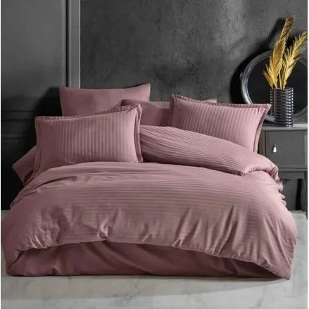 Classic Rose V1 Satin Double Duvet Cover Set Julia M LifeStyles
