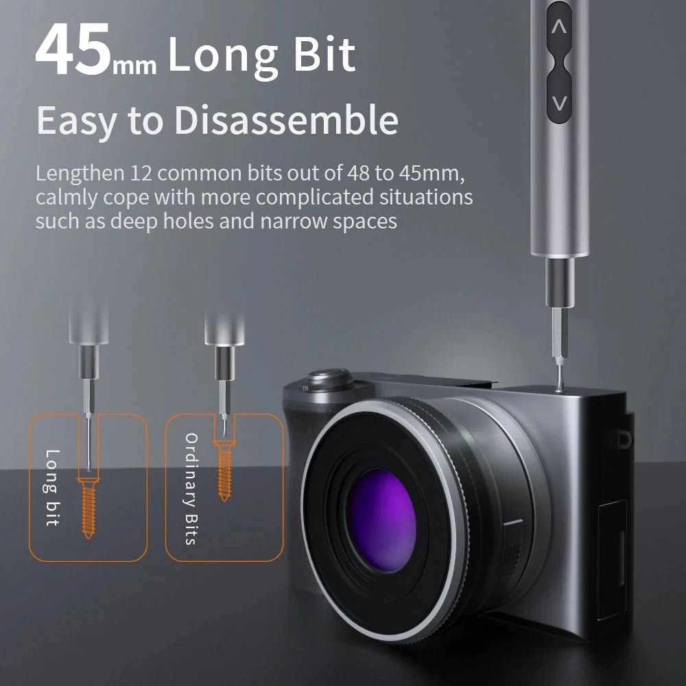 Electric Screwdriver 62/28/120pcs IN 1 Screwdriver Set Large Capacity Power Screwdriver Multi-accessory Precision Power Tools - Julia M LifeStyles