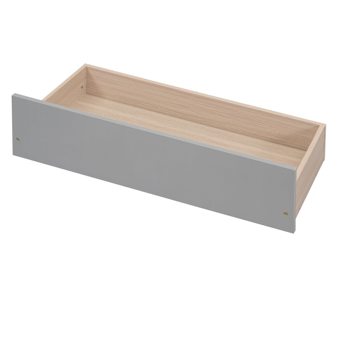 Full Size Platform Bed with Storage Headboard, Charging Station and 4 Drawers, Gray - Julia M LifeStyles