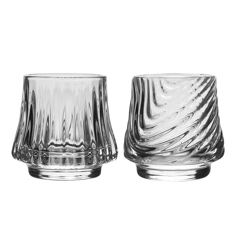 Simple retro cold brew cup for home whiskey and foreign liquor glass Julia M Home & Kitchen