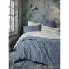 Cotton Box Klein Double Duvet Cover Set Navy Blue with Embroidered Ceria Design Julia M LifeStyles
