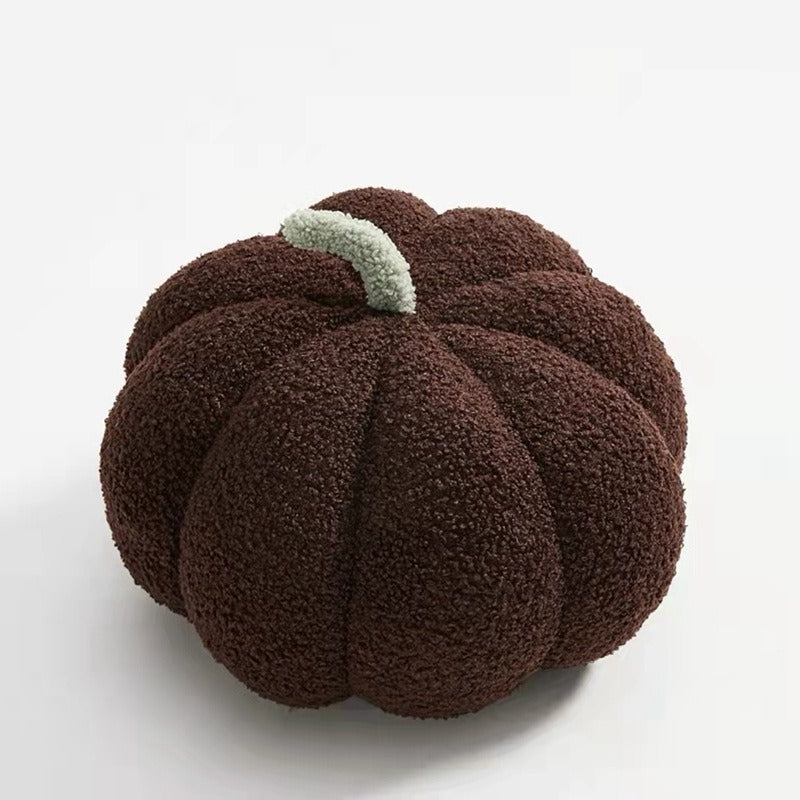 Cute Pumpkin Throw Pillow – Plush Minimalist Sofa & Bedhead Cushion