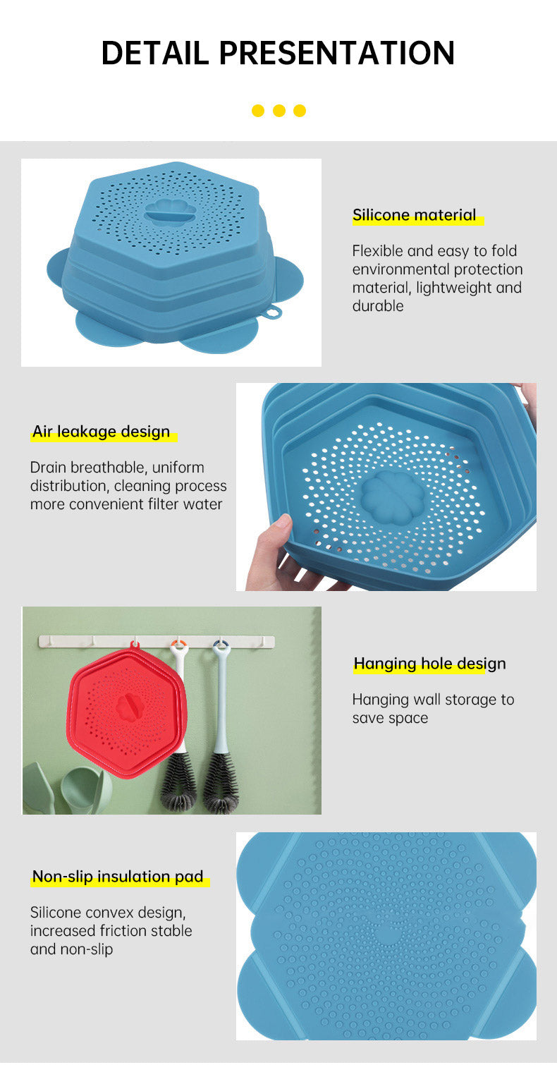 Microwave Oven Anti Spluttering Lid Collapsible Silicone Microwave Food Cover with Plate Microwave Cover lids - Julia M LifeStyles