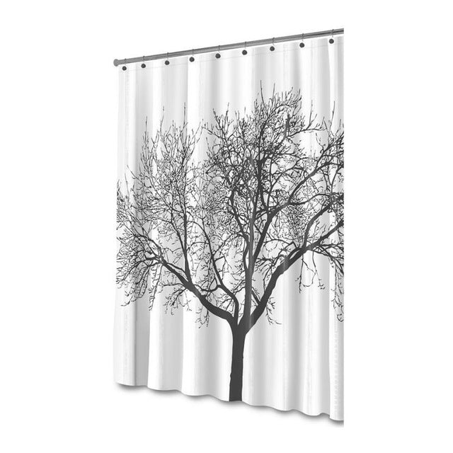 Home Decoration Mildew Resistant Shower Curtain Fabric 180x180 Tree Design Peva Curtain Julia M Home & Kitchen