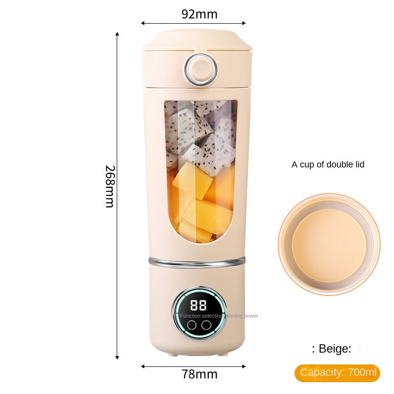 High-end juicer household crushed ice juicer cup USB charging portable juicer outdoor travel cup 12 dollars Julia M Home & Kitchen