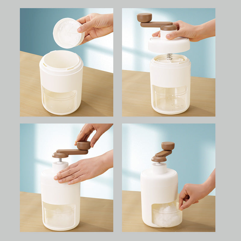 Shaved Ice Household Manual Shaved Ice Plow Ice Breaker Hand Made Ice Sand Hail Ice Breaker Refrigerator Freezing Ice Box Julia M Home & Kitchen