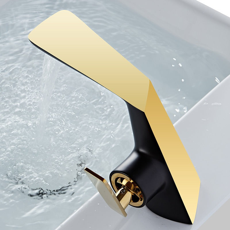 All copper bathroom hot and cold faucets creative washbasin under the sink - Julia M LifeStyles