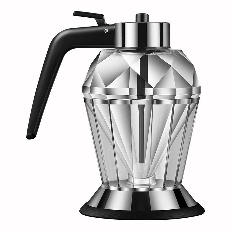 Diamond glass oil pot small oil bottle oil tank Julia M Home & Kitchen