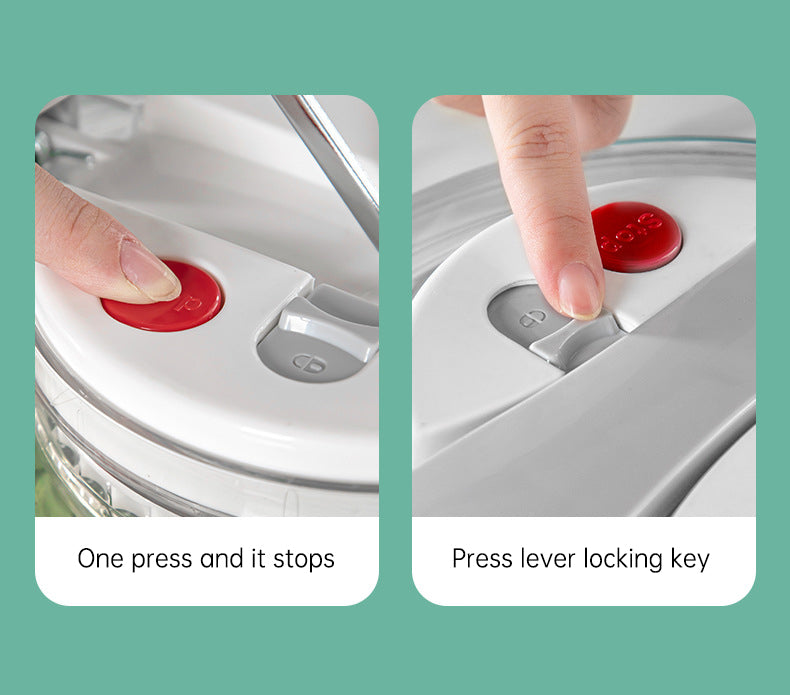 Multifunction 3 in 1 kitchen fruit vegetable dryer tools large manual Lettuce salad Spinner with Lidmaterial: plastic eprolo