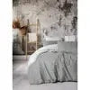 Patara Gray Cotton Box Klein Embroidered Double Duvet Cover Set Julia M LifeStyles