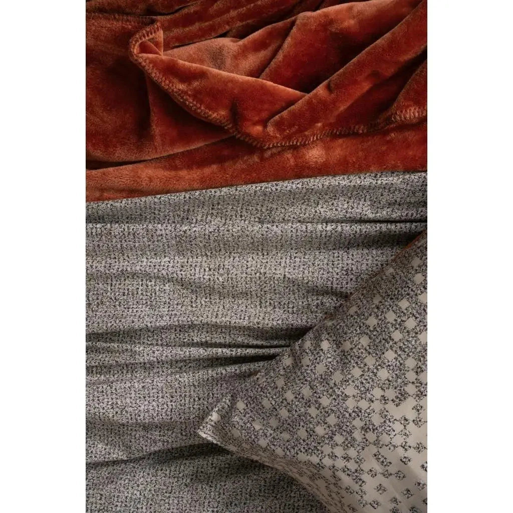 Cinnamon Cotton Box Oyster Double Duvet Cover Set Julia M LifeStyles