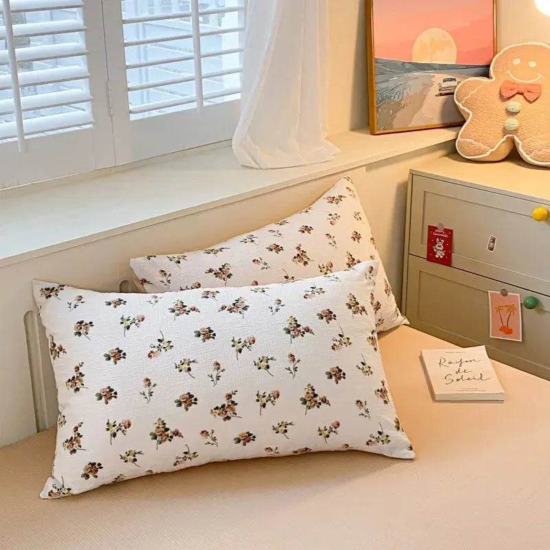 Aesthetic Floral Bedding Set - Twin to Queen Duvet Cover with Pillowcases Julia M LifeStyles