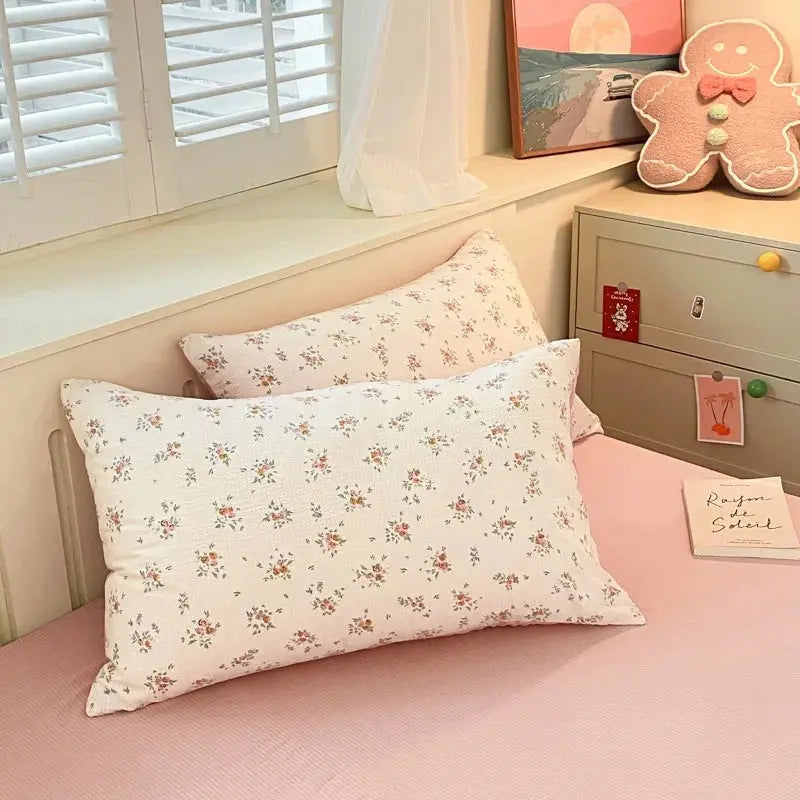 Aesthetic Floral Bedding Set - Twin to Queen Duvet Cover with Pillowcases Julia M LifeStyles