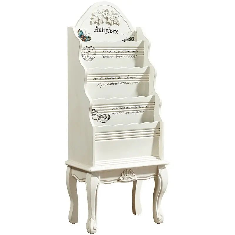 American Country Wooden Magazine and Book Storage Shelf - Julia M LifeStyles