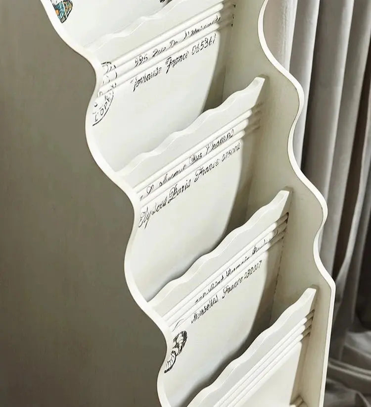 American Country Wooden Magazine and Book Storage Shelf - Julia M LifeStyles