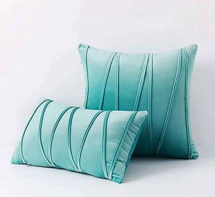 Art Velvet Cushion Cover - Vibrant Solid Colors - Julia M LifeStyles