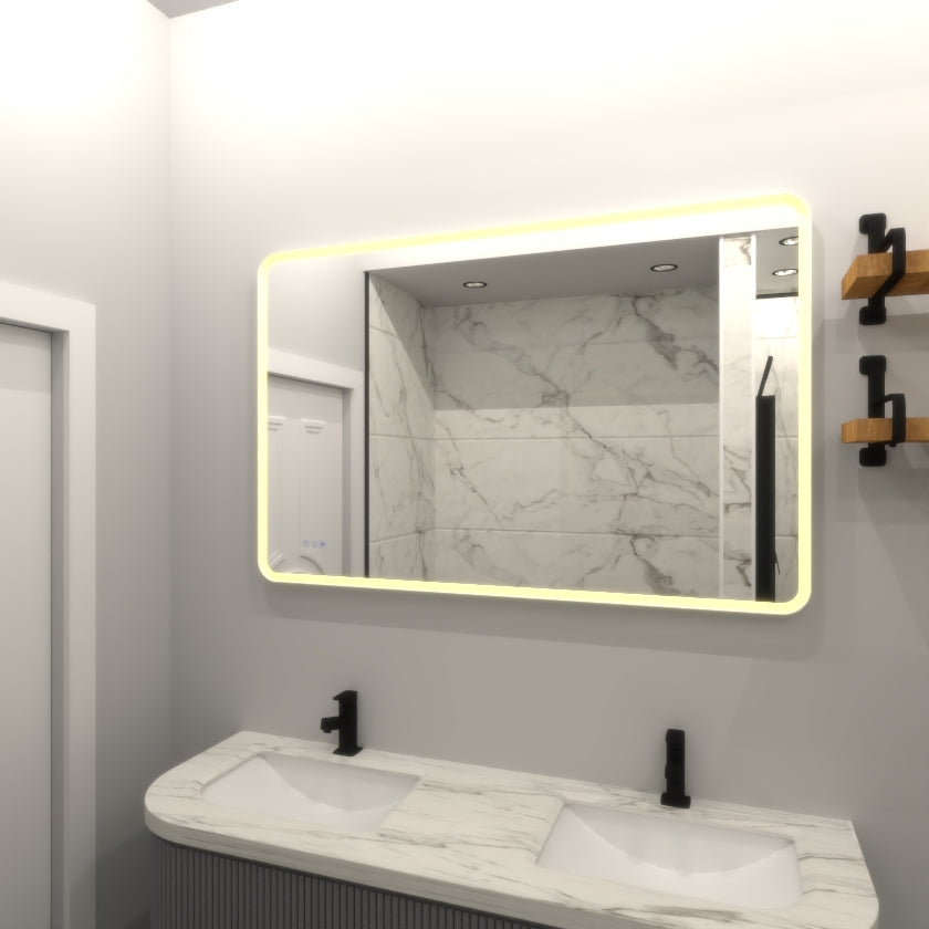 BATHROOM LED MIRROR Julia M Home & Kitchen