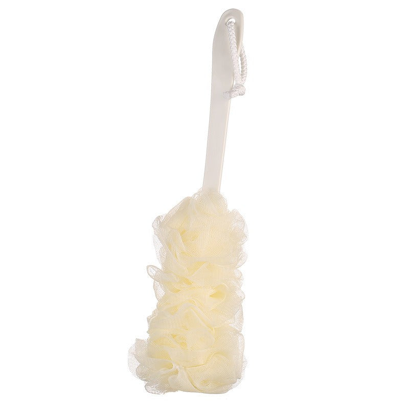 Long handled large bath brush, long handled scrubbing bath tool, flower bath brush, scrubbing bath brush, scrubbing bath ball, s - Julia M LifeStyles