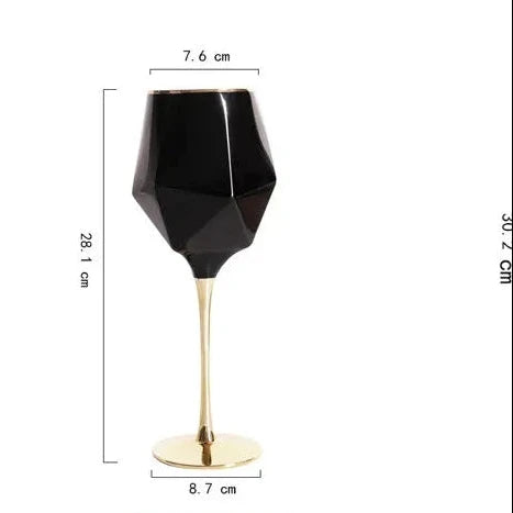 Noir & Gold Glassware