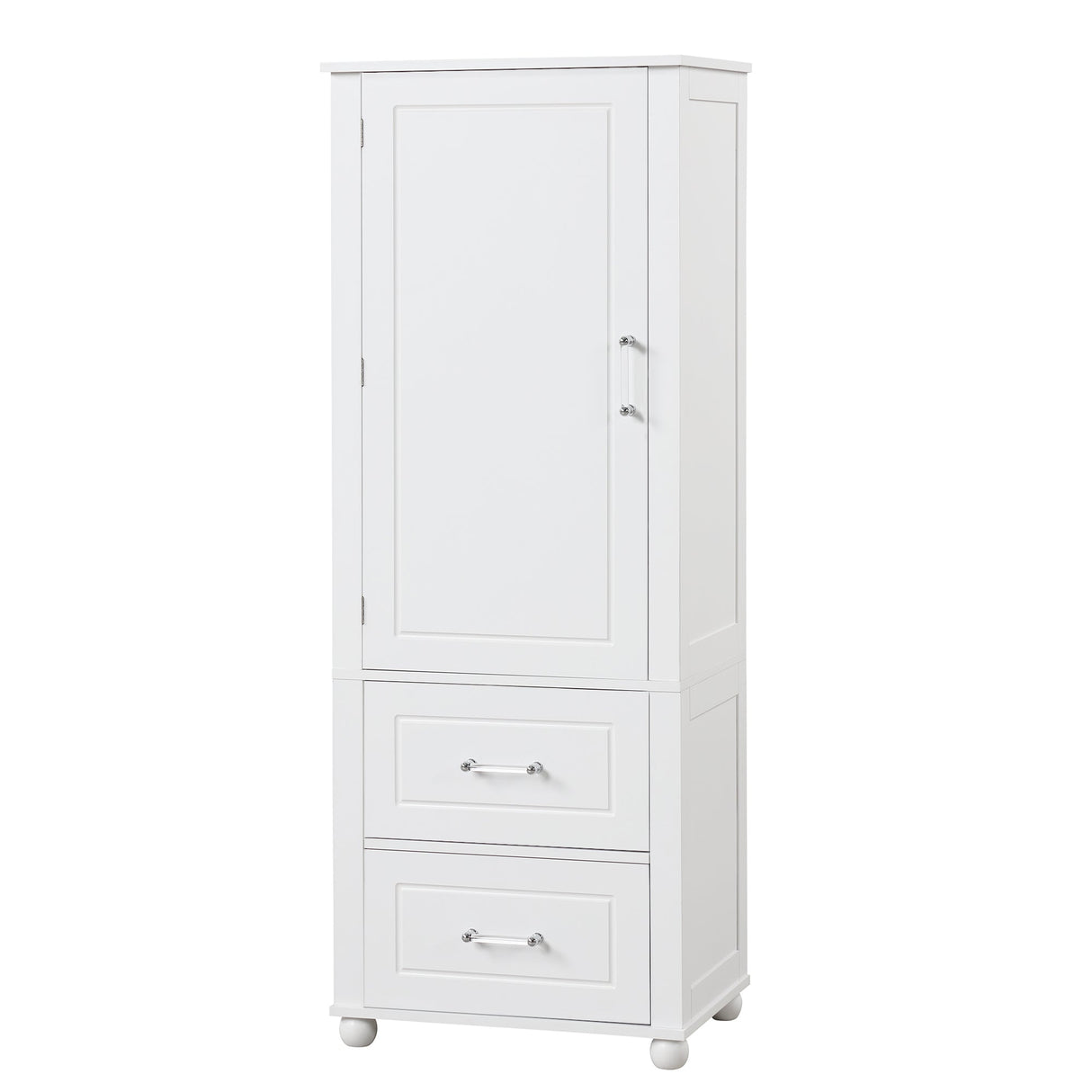 European Style Tall Bathroom Storage Cabinet with Adjustable Shelves and Drawers Julia M Home & Kitchen