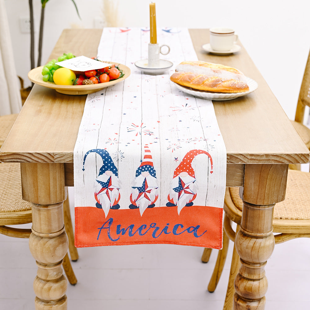 Elegant Christmas Table Flags by Julia M LifeStyles Julia M Home & Kitchen