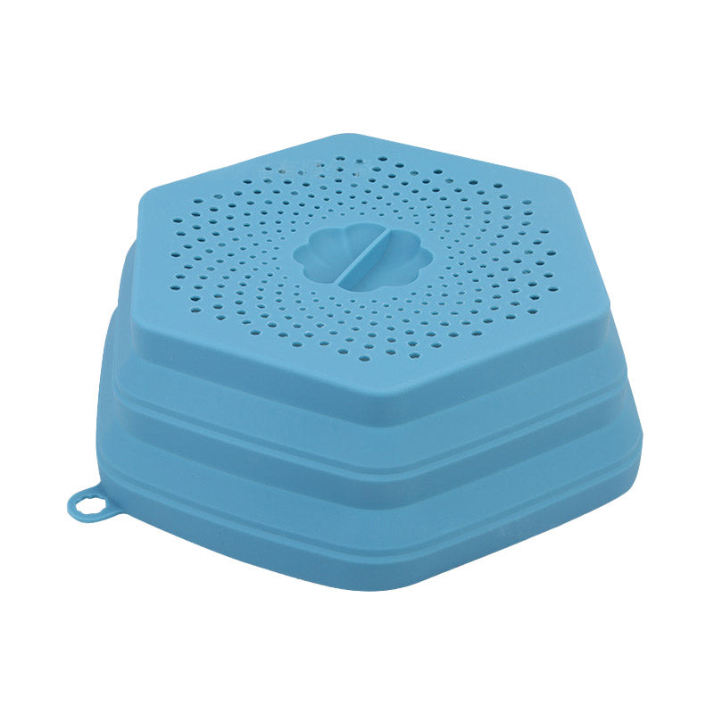 Microwave Oven Anti Spluttering Lid Collapsible Silicone Microwave Food Cover with Plate Microwave Cover lids - Julia M LifeStyles