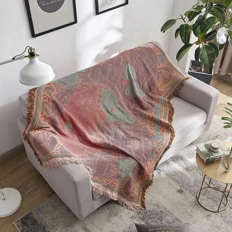 Boho Chic Cotton Blanket - Julia M LifeStyles