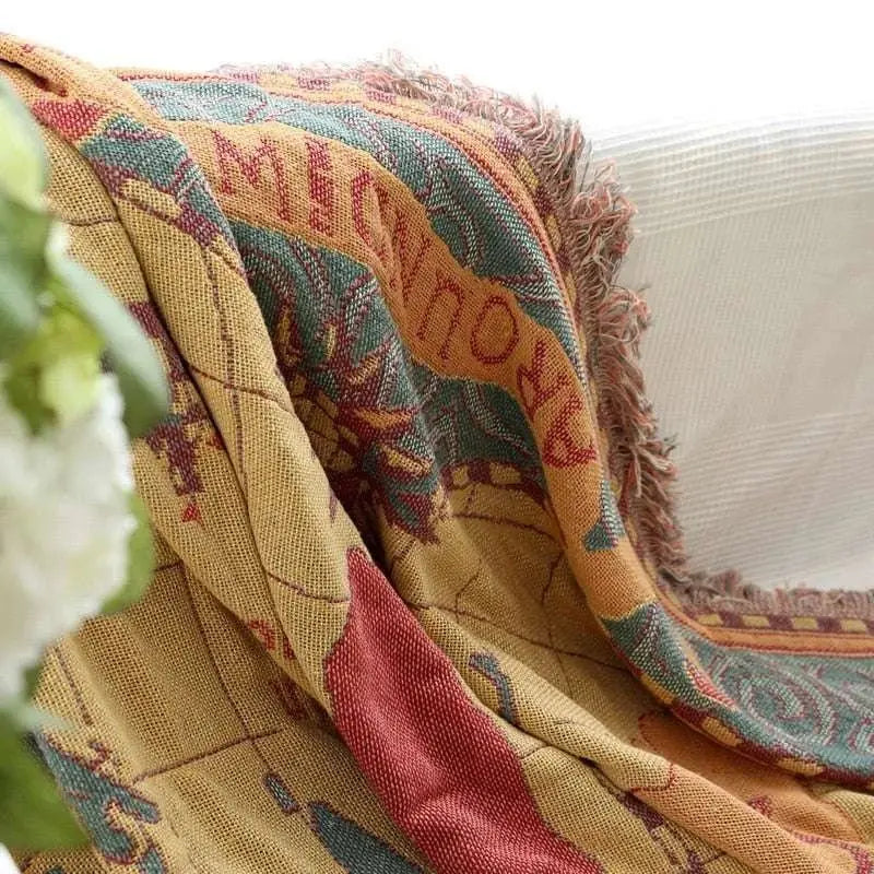 Boho Chic Cotton Blanket - Julia M LifeStyles