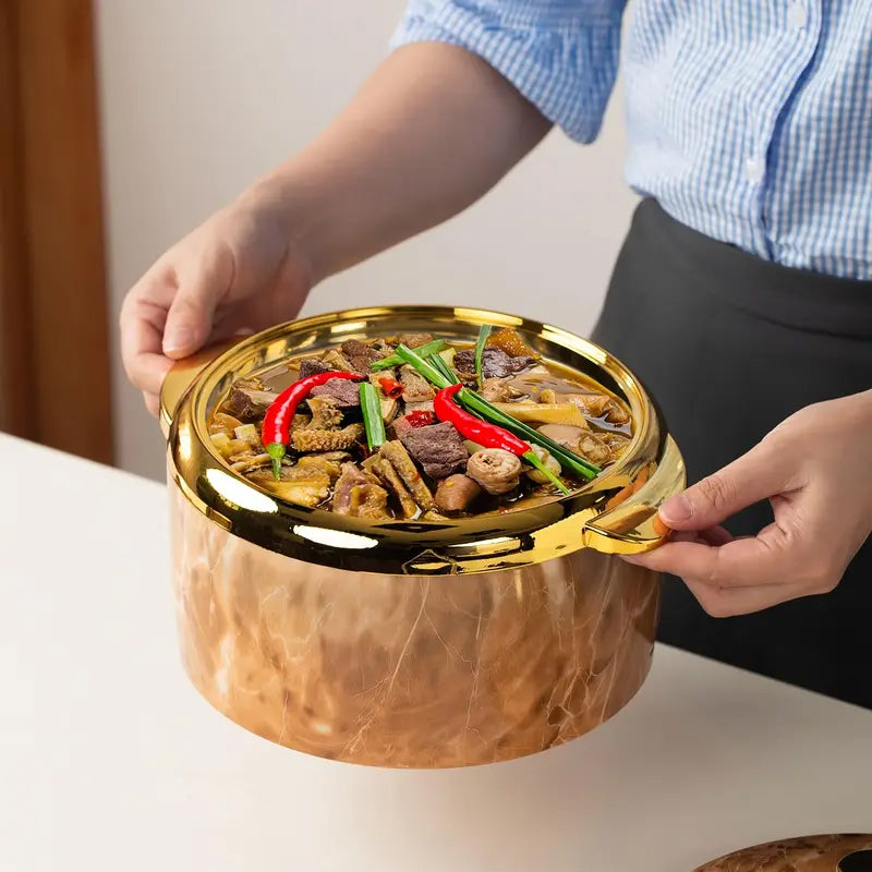 3-Piece Insulated Food Container Set (1.5L, 2L, 2.5L) - Ideal for Ramadan Celebrations, Weddings, Family Gatherings & More