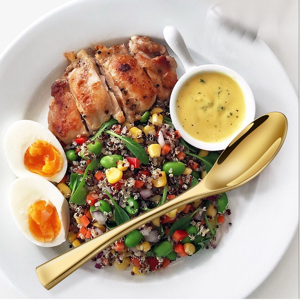 Luxury 24-Piece 304 Stainless Steel Cutlery Set - Dishwasher Safe Silverware Julia M Home & Kitchen