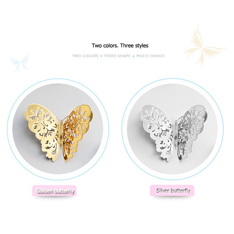 12pcs 3D Hollow Butterfly Wall Sticker for Home Decor DIY Butterflies Fridge stickers Room Decoration Party Wedding Decor - Julia M LifeStyles