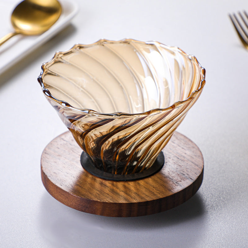 Handmade Japanese 500ml Brown Glass Mini Coffee Pot Set eprolo