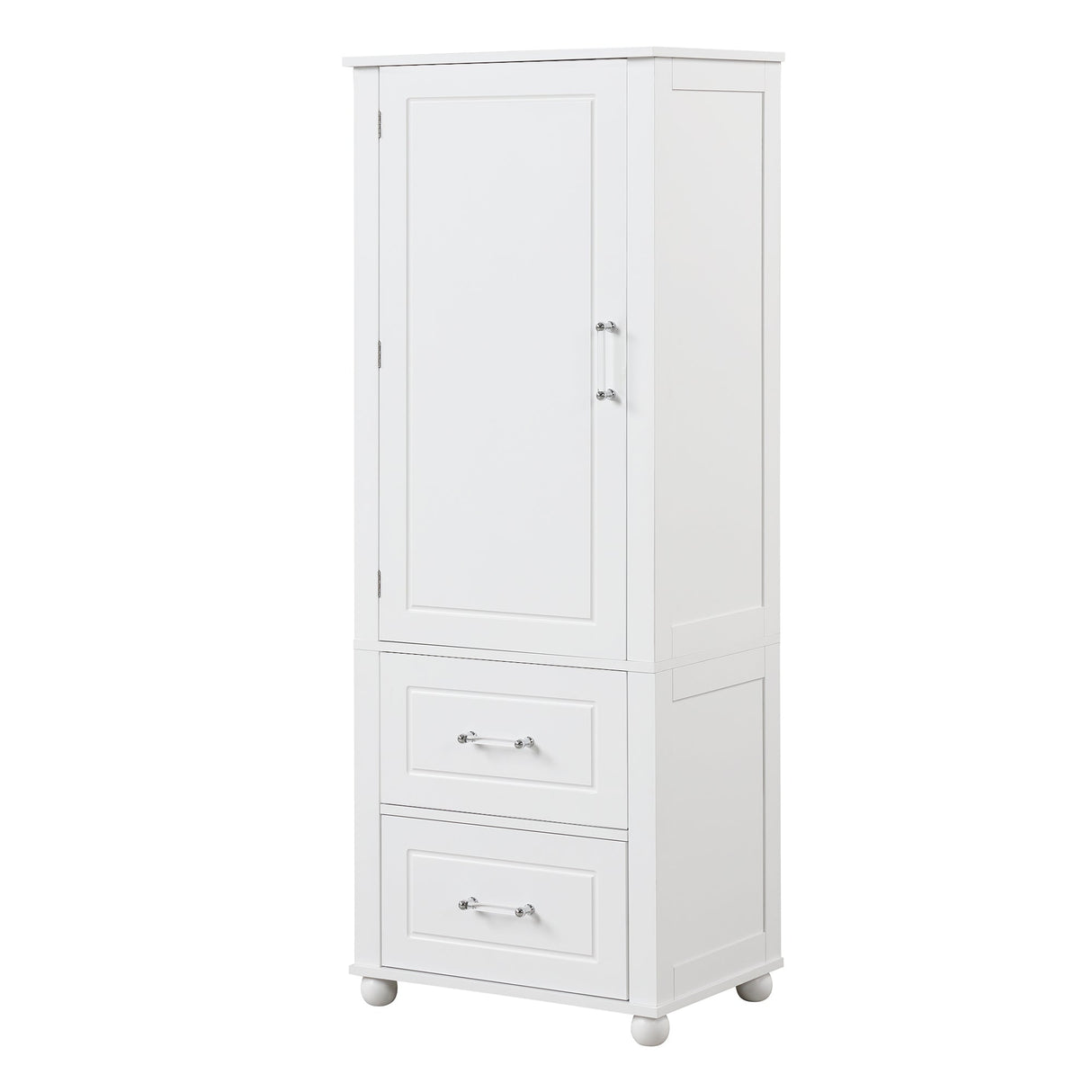 European Style Tall Bathroom Storage Cabinet with Adjustable Shelves and Drawers Julia M Home & Kitchen