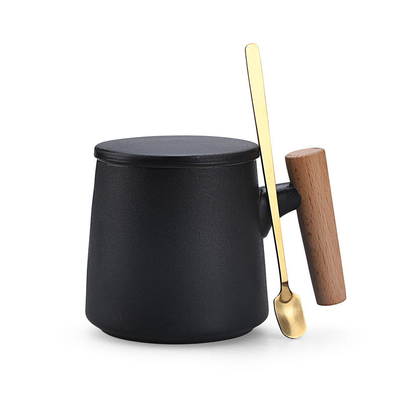 Charming Ceramic Coffee Mug Gift with Lid and Spoon Julia M Home & Kitchen