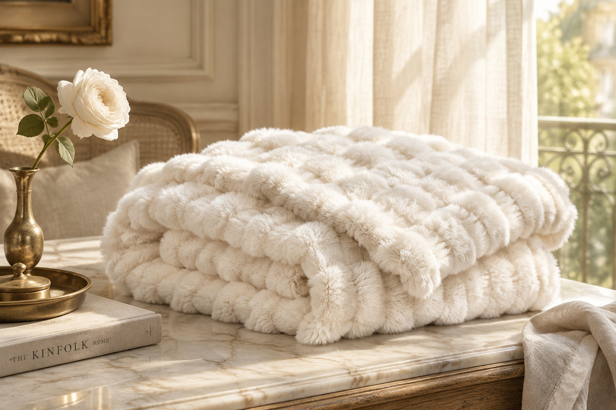 Stillhaven Double-Sided Sofa Throw Blanket