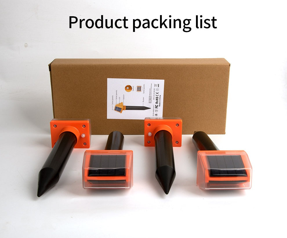 High Power Rat Repeller LED Light Source Variable Frequency Ultrasonic Snake Repeller Solar Rat Repeller - Julia M LifeStyles