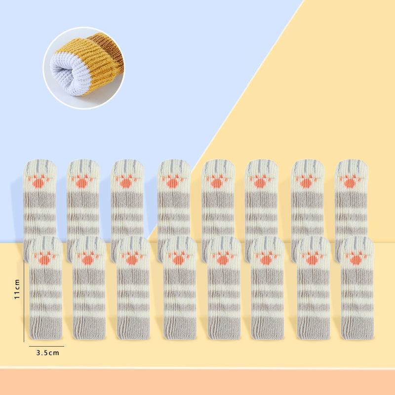 Double-Layer Thickened Chair Foot Cover Table And Chair Foot Pad Mute Wear-Resistant Table Leg Table Foot Pad Chair Foot Stool Leg Protective Cover Julia M Home & Kitchen