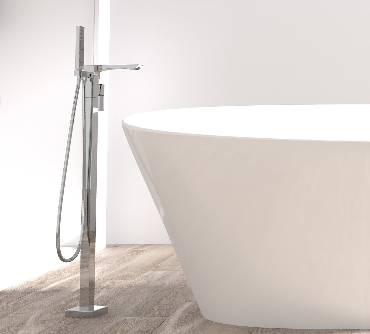 Single Handle Floor Mounted Freestanding Tub Filler - Julia M LifeStyles