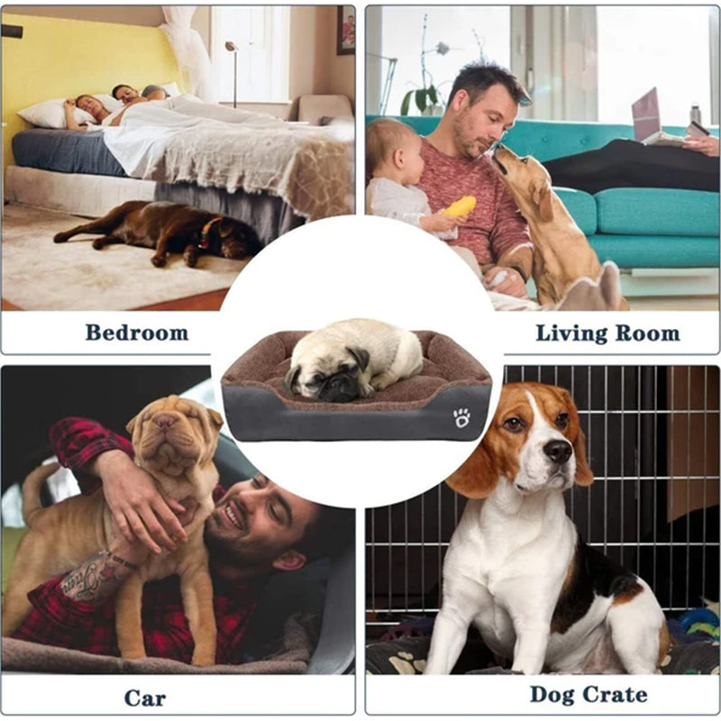 New, soft, and cozy fleece pet bed. Waterproof bottom. Suitable for small, medium & large pets. Keeps pets warm. - Julia M LifeStyles