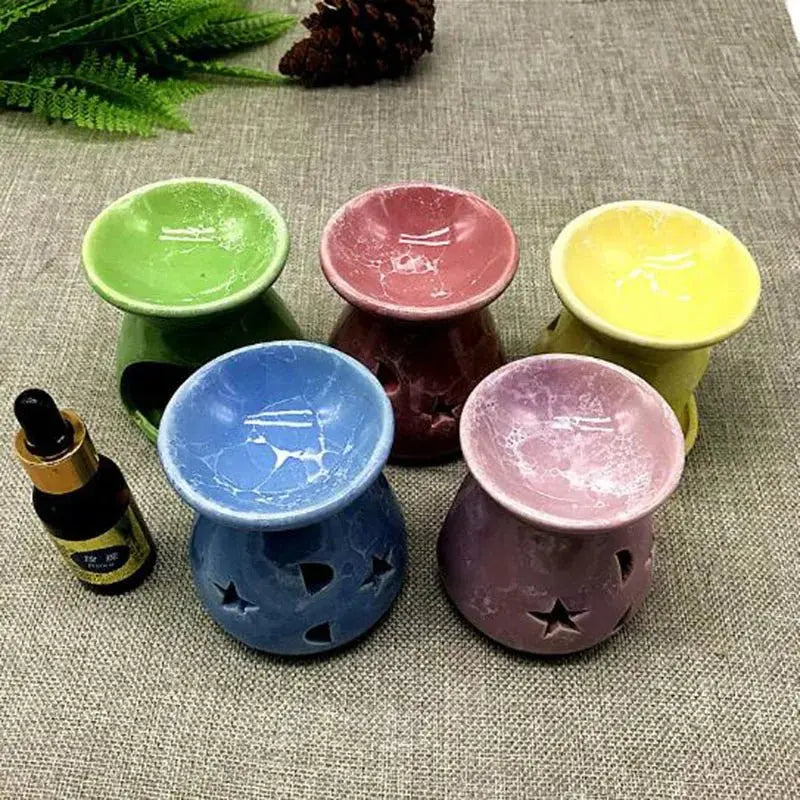Ceramic Aromatherapy Lamp – Romantic Essential Oil Burner - Julia M LifeStyles